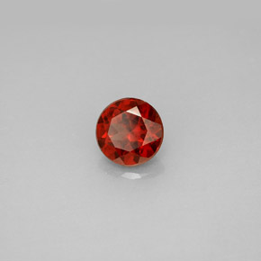 Granada Almandina Vermelho Natural 1.08ct, Corte Redondo, VS