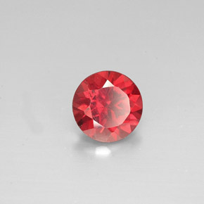 Granada Almandina Vermelho Natural 1.03ct, Corte Redondo, VS