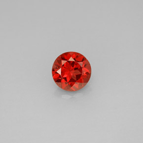 Granada Almandina Vermelho Natural 0.96ct, Corte Redondo, VS