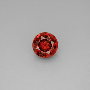 Granada Almandina Vermelho Natural 1.05ct, Corte Redondo, VS