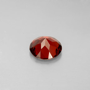 Granada Almandina Vermelho Natural 1.36ct, Corte Redondo, VS