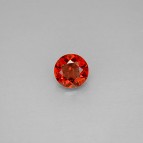Granada Almandina Vermelho Natural 0.92ct, Corte Redondo, VVS-VS