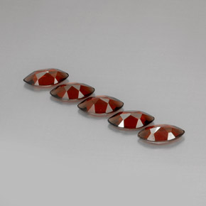 Pedras preciosas de granada almandina vermelho natural de  ct, marquise, VS
