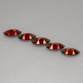 Pedras preciosas de Granada Almandina Vermelho natural de  ct, Marquesa, VS