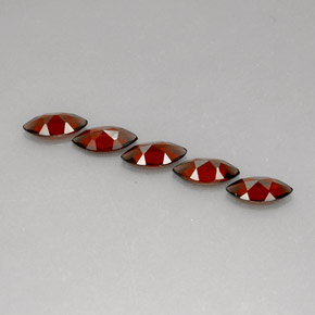 Pedras preciosas de granada almandina vermelho natural de  ct, marquise, VS