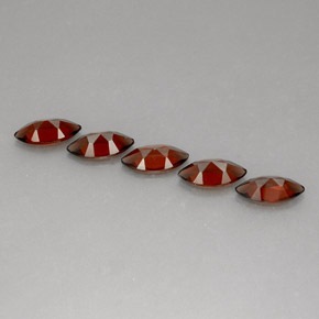 Pedras preciosas de Granada Almandina Vermelho natural de  ct, Marquesa, VS