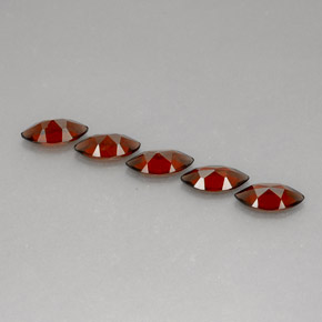 Pedras preciosas de Granada Almandina Vermelho natural de  ct, Marquesa, VS