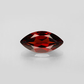 Granada Almandina Vermelho escuro Natural 2.93ct, Marquesa, VVS-VS