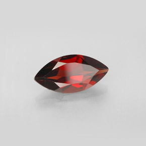 Granada Almandina Vermelho escuro Natural 2.93ct, Marquesa, VVS-VS