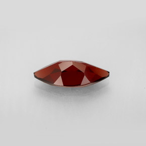 Granada Almandina Vermelho escuro Natural 2.93ct, Marquesa, VVS-VS