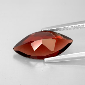 Granada Almandina Vermelho escuro Natural 2.68ct, Marquesa, VS