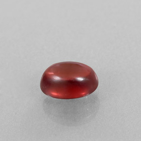 Granada almandina vermelho natural 1,15ct, transparente, transparente/translúcido