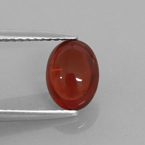 Granada Almandina Vermelho Natural 1.82ct, Transparente, Transparente/Translúcido