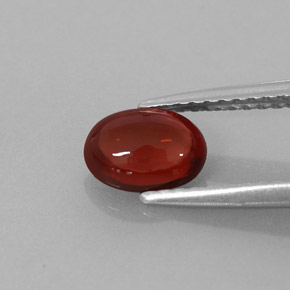 Granada Almandina Vermelho Natural 1,15ct, Transparente, Transparente/Translúcido