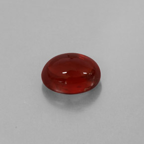 Granada almandina vermelho natural 1,28ct, transparente, transparente/translúcido