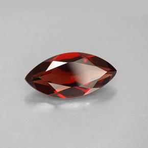 Granada Almandina Vermelho escuro Natural 2.98ct, Marquesa, VVS-VS