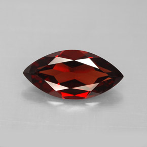Granada Almandina Vermelho escuro Natural 2.80ct, Marquesa, VS