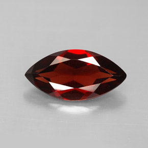 Granada Almandina Vermelho escuro Natural 3.06ct, Marquesa, VS