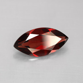 Granada Almandina Vermelho escuro Natural 2.98ct, Marquesa, VS
