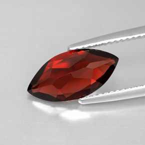 Granada Almandina Vermelho escuro Natural 2.98ct, Marquesa, VS