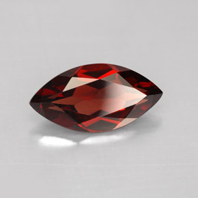 Granada Almandina Vermelho Natural 2.87ct, Marquesa, VS