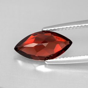 Granada Almandina Vermelho Natural 2.87ct, Marquesa, VS