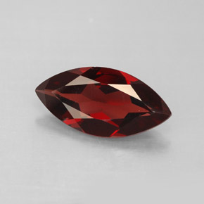 Granada Almandina Vermelho escuro Natural 2.66ct, Marquesa, VS