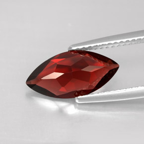 Granada Almandina Vermelho escuro Natural 2.66ct, Marquesa, VS