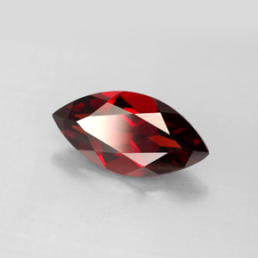 Granada Almandina Vermelho escuro Natural 3.04ct, Marquesa, VS