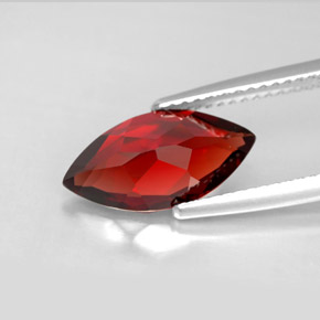 Granada Almandina Vermelho escuro Natural 3.04ct, Marquesa, VS