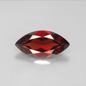 Granada Almandina Vermelho escuro Natural 3.11ct, Marquesa, VS