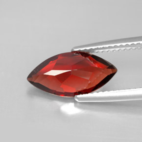 Granada Almandina Vermelho escuro Natural 3.11ct, Marquesa, VS