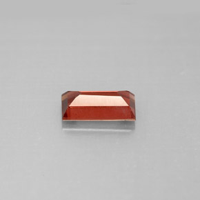 Granada almandina vermelho natural 1,05ct, baguete, VS