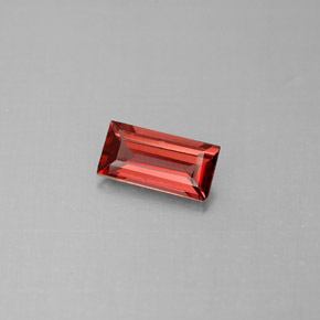 Granada Almandina Vermelho Natural 0.86ct, baguete, VS