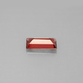 Granada Almandina Vermelho Natural 0.86ct, baguete, VS