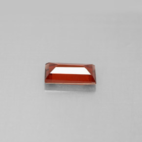 Granada almandina vermelho natural 1,00ct, baguete, VS