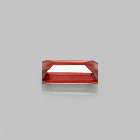 Granada Almandina Laranja Vermelho Natural 1.17ct, baguete, VS