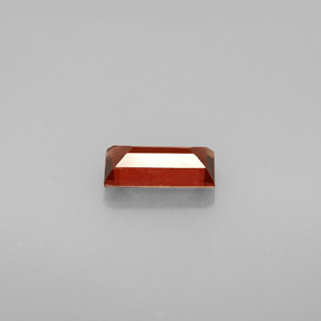 Granada Almandina Laranja Vermelho Natural 1.01ct, baguete, VS