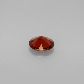 Granada Almandina Laranja Vermelho Natural 0.77ct, Corte Redondo, VVS-VS