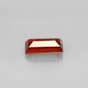 Granada almandina vermelho natural 1,18ct, baguete, VVS-VS