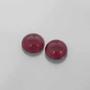 Pedras preciosas de granada almandina vermelho natural de  ct, transparente, transparente/translúcido
