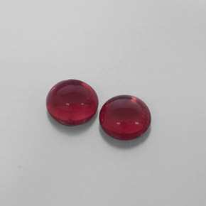 Pedras preciosas de granada almandina vermelho natural de  ct, transparente, transparente/translúcido