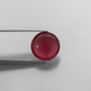 Granada almandina vermelho profundo natural 2,32ct, transparente, transparente/translúcido