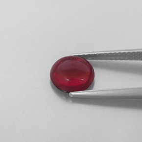 Granada almandina vermelho profundo natural 2,32ct, transparente, transparente/translúcido