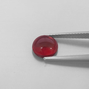 Granada almandina vermelho natural 2,08ct, transparente, transparente/translúcido