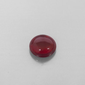 Granada almandina vermelho natural 1,68ct, transparente, transparente/translúcido