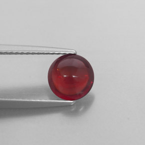 Granada Almandina Vermelho escuro Natural 1.68ct, Transparente, Transparente/Translúcido