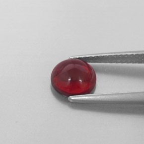 Granada Almandina Vermelho escuro Natural 1.68ct, Transparente, Transparente/Translúcido