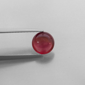 Granada Almandina Vermelho Natural 1.45ct, Transparente, Transparente/Translúcido