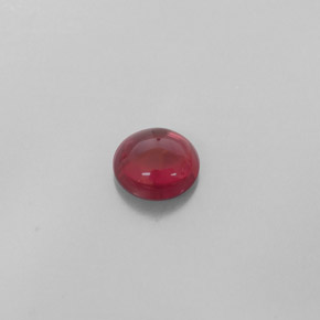Granada almandina vermelho profundo natural 0,98ct, transparente, transparente/translúcido